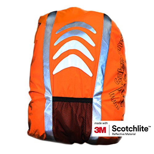 Salzmann 3M Reflective Backpack Cover Ideal for Cycling High Visibility Waterproof /& Weatherproof Running Hiking /& More